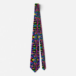 Mosaic mixed patterned tie