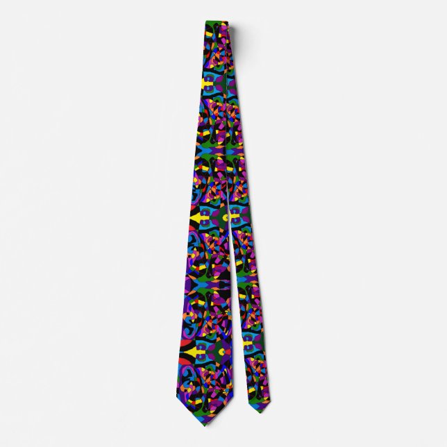 Mosaic mixed patterned tie (Front)