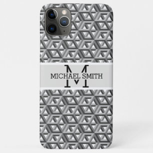 Mosaic Modern Monogram iPhone 11 Pro Max Case
