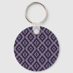 Mosaic of Flowers Key Ring
