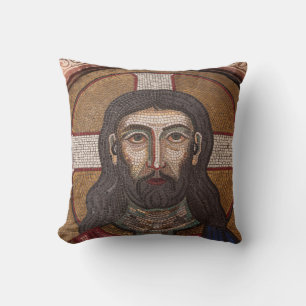 Mosaic Of Jesus Cushion
