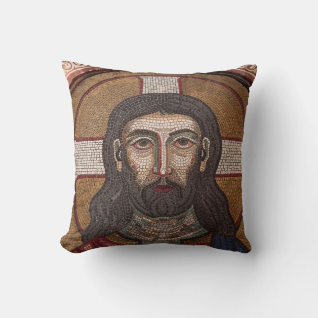 Mosaic Of Jesus Cushion (Front)