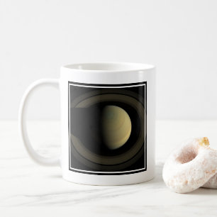 Mosaic Of Planet Saturn And Its Main Rings. Coffee Mug