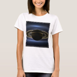 Mosaic Of The Saturn System Backlit By The Sun. T-Shirt