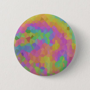 Mosaic Oil Slick 6 Cm Round Badge