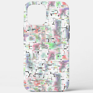 Mosaic paper in soft to opaque colours, and drizzl iPhone 12 pro max case