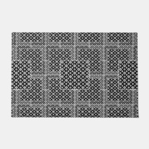 Mosaic Pattern 01.BW.b Doormat