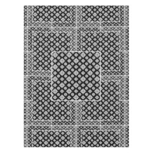 Mosaic Pattern 01.BW.b Tablecloth