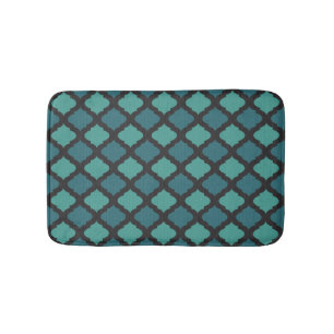 Mosaic pattern in arab style bath mat