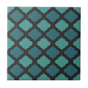 Mosaic pattern in arab style ceramic tile