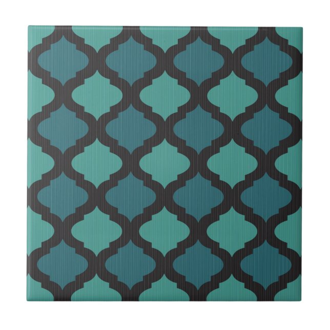 Mosaic pattern in arab style ceramic tile (Front)