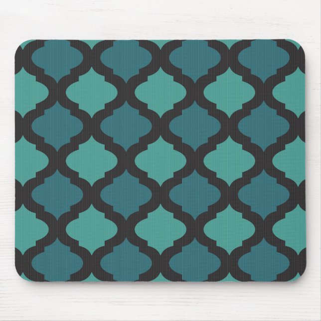 Mosaic pattern in arab style mouse pad (Front)