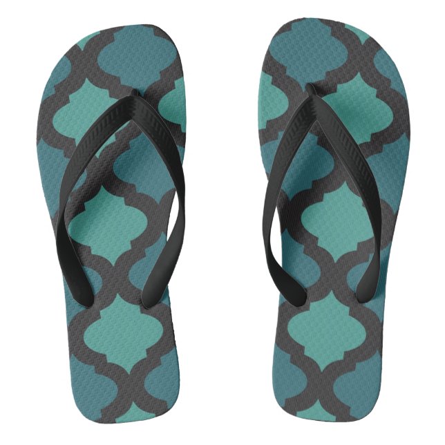 Mosaic pattern in arab style thongs (Footbed)