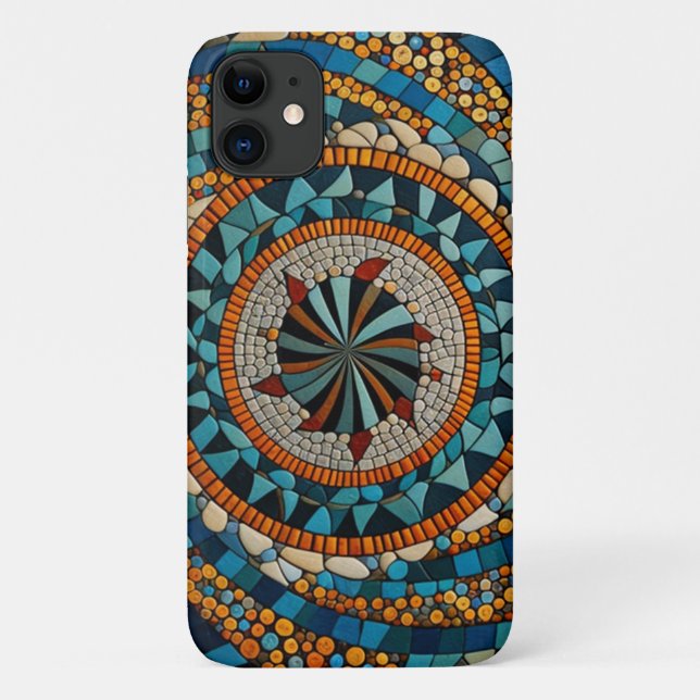 Mosaic Pattern iPhone 11 Case (Back)