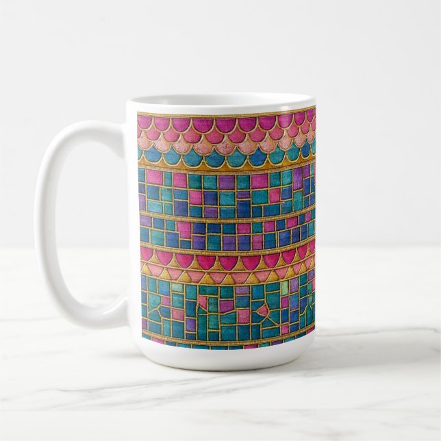Mosaic pattern mug (Left)