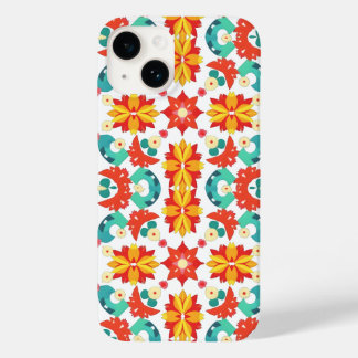 Mosaic Pattern Stylish Geometric Design Case-Mate iPhone 14 Case