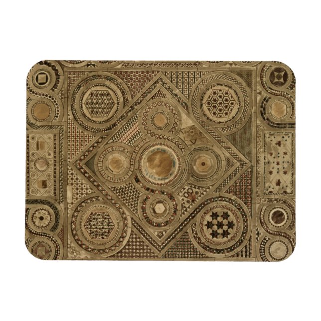 Mosaic Pavement Before the Altar, plate A from 'We Magnet (Horizontal)