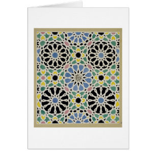 Mosaic Pavement in the Alhambra, from 'The Arabian
