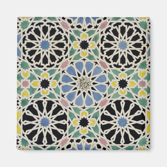 Mosaic Pavement in the Alhambra, from 'The Arabian Magnet (Front)