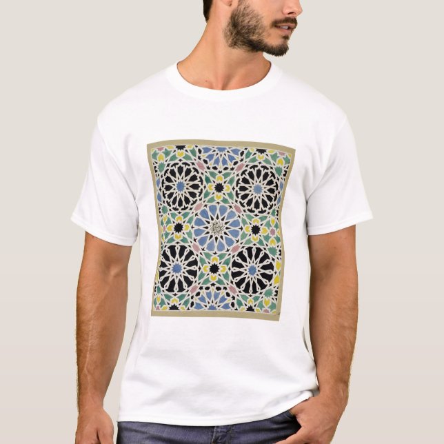 Mosaic Pavement in the Alhambra, from 'The Arabian T-Shirt (Front)