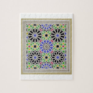 Mosaic pavement in the dressing room of the Sultan Jigsaw Puzzle