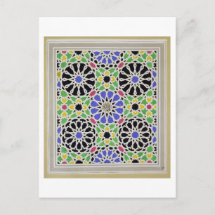 Mosaic pavement in the dressing room of the Sultan Postcard