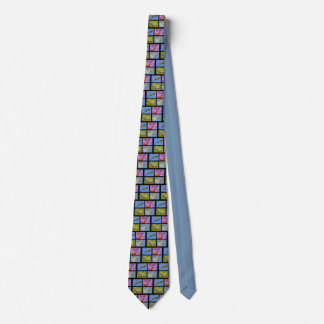 Mosaic photos of grasshoppers tie