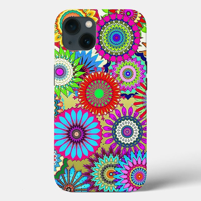 Mosaic Pinwheels Case-Mate iPhone Case (Back)