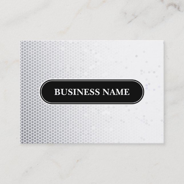 Mosaic Polygonal Modern Pattern Business Card (Front)
