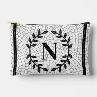 Mosaic Print Monogram Accessory Pouch