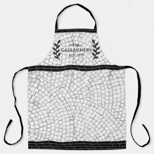 Mosaic Print Personalised Name Apron