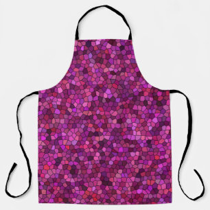 Mosaic Purple Pink Apron