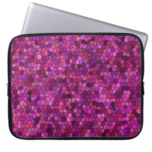Mosaic Purple Pink Laptop Sleeve