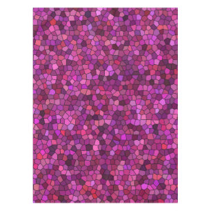 Mosaic Purple Pink Tablecloth