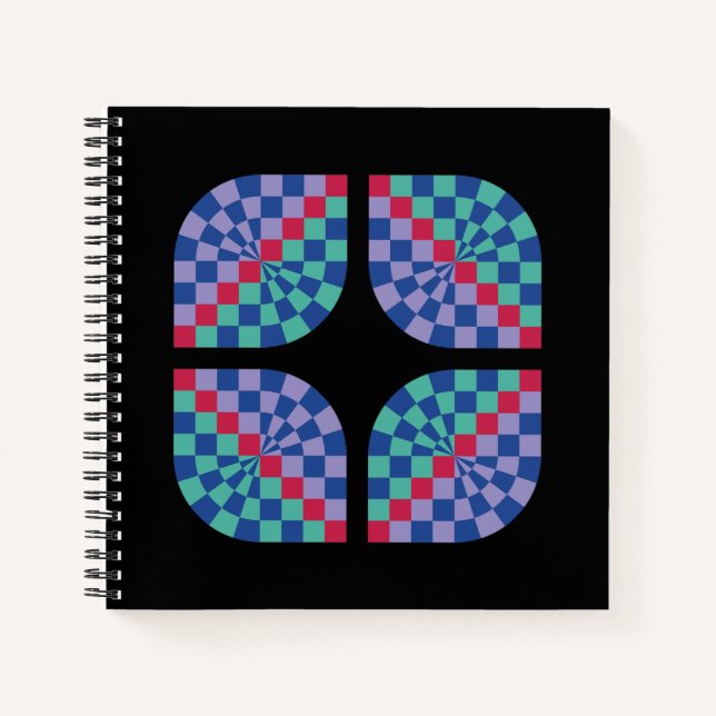 Mosaic Radiance Tiles Notebook (Front)