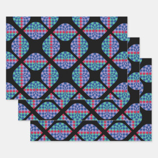 Mosaic Radiance Tiles Wrapping Paper Sheet
