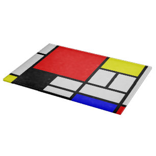 MOSAIC rectangles squares coloured I + your ideas Cutting Board