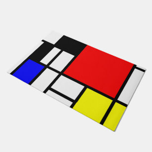 MOSAIC rectangles squares coloured I + your ideas Doormat
