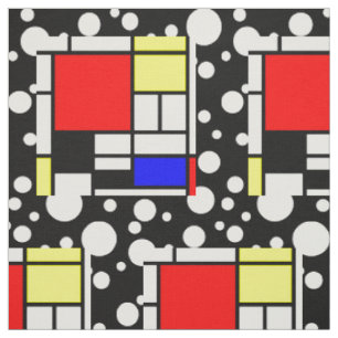 MOSAIC rectangles squares coloured I + your ideas Fabric