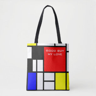 MOSAIC rectangles squares coloured I + your ideas Tote Bag