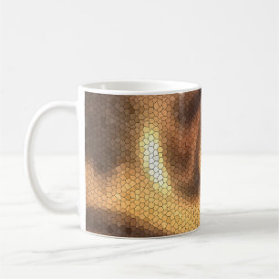 Mosaic River Of Chocolate Swirls Coffee Mug
