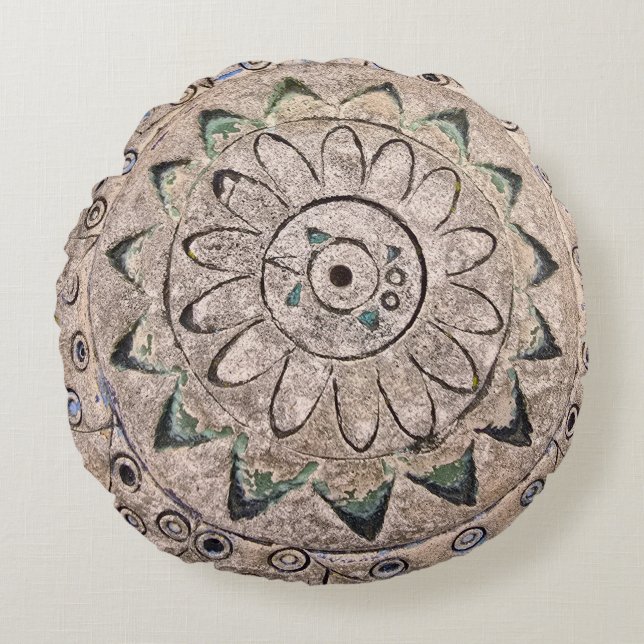 mosaic Round Pillow (Front)