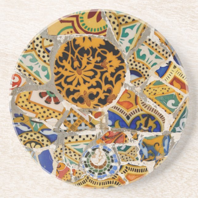 Mosaic Sandstone Coaster (Front)