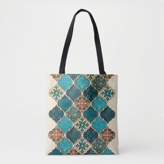Mosaic Serenity Tote Bag (Front)