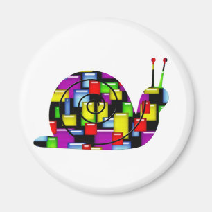 mosaic snail magnet