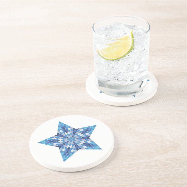 Mosaic Starburst Coaster (Side)