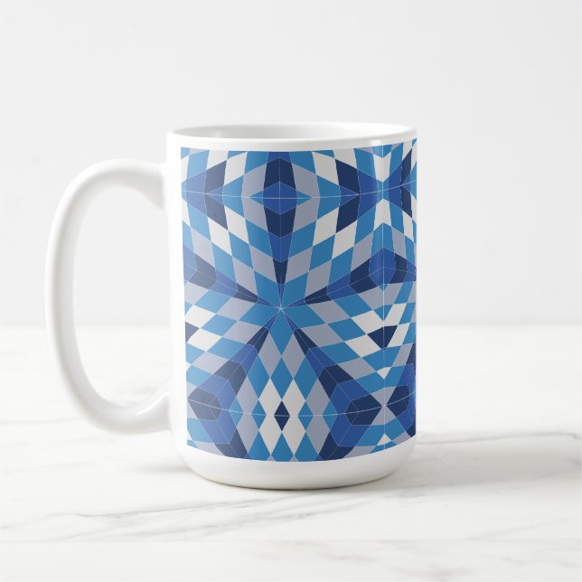 Mosaic Starburst (Pattern) Coffee Mug (Left)