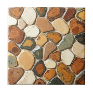 Mosaic Stone Palette Ceramic Tile