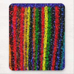 Mosaic Stripes Mousepad