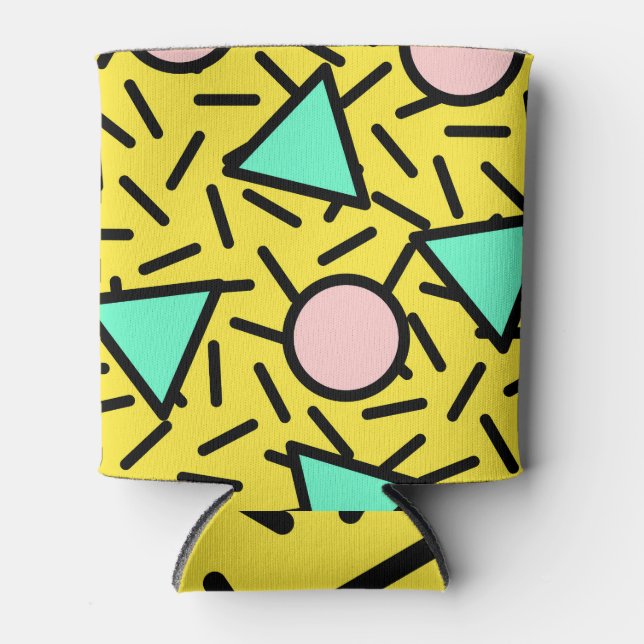 Mosaic stripes: retro memphis pattern can cooler (Front)